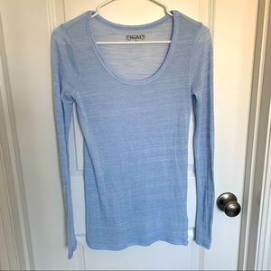 Soft Blue Long Sleeve Tee